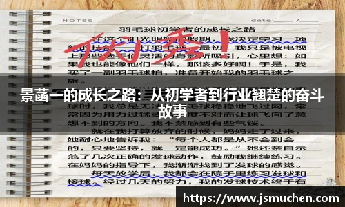 景菡一的成长之路：从初学者到行业翘楚的奋斗故事